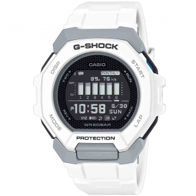 Montre GShock G-Squad - Srie GBD-300 - Blanc 48.9 x 47.4 mm- GBD-300-7