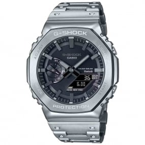 Montre GShock G-Steel - Srie GM-B2100 - Argent & Noir 49.8 x 44.4 mm- GM-B2100D-1A