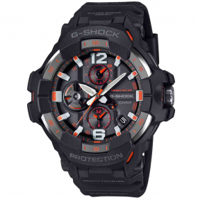 Montre GShock Master of G - GravityMaster - Noir & Orange 59 x 54.7 mm- GR-B300-1A4