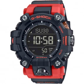 Montre GShock Master of G - Mudman - Noir & Rouge 56.7 x 52.7 mm- GW-9500-1A4