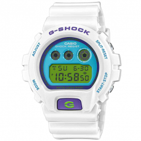 Montre GShock The Origin - Srie DW-6900 - Blanc & Bleu 53.2  50 mm- DW-6900RCS-7