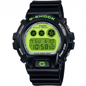 Montre GShock The Origin - Srie DW-6900 - Noir & Vert 53.2  50 mm- DW-6900RCS-1