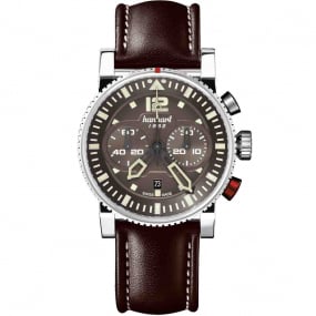 Montre Hanhart Primus Pilot Marron Automatique diamtre 44 mm- 740.280-0120