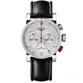 Montre Hanhart Primus Racer Silver Automatique diamtre 44 mm- 741.220-0020