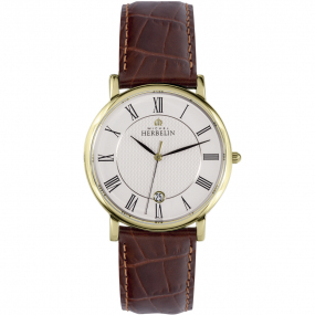 Montre Herbelin Classique Acier et PVD Dor 38 mm - 12248P08MA