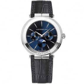 Herbelin - Slim Homme Quartz Phase de Lune - 12722AP15