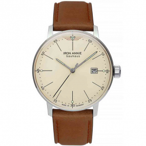 Montre Iron Annie Bahaus Quartz Solaire Cadran Beige - 5044-5