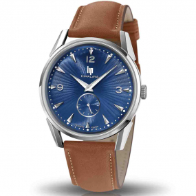 Montre Lip - 40 mm - Homme - cadran Bleu- 40 mm - Acier - 671543