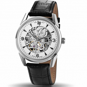 Montre Lip Himalaya - Homme - cadran Argent- 40 mm - Acier - 671248