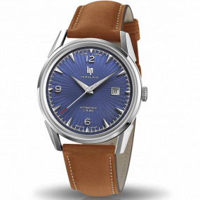 Montre Lip - - Homme - cadran Bleu- 40 mm - Acier inoxydable - 671579