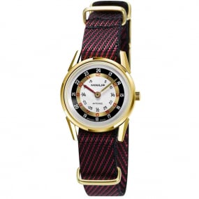 Montre Lip MiniLip 29 mm 671970- Femme - cadran Blanc & Dor- 29 mm - Acier PVD Dor