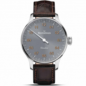 Montre MeisterSinger Circularis  Gris soleill 43 mm- CC327G