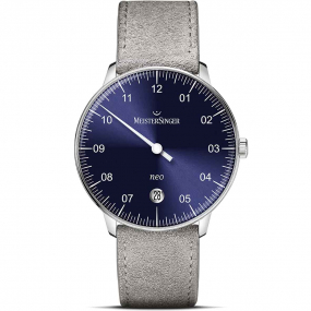 Montre MeisterSinger Neo Lady - Bleu soleill 36 mm- NE908N