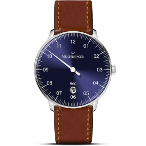 Montre MeisterSinger Neo Plus - Bleu soleill 40 mm- NE408