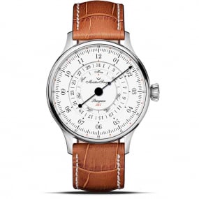 Montre MeisterSinger Pangaea Day Date 365 - Blanc 40 mm- PDD365901-CC