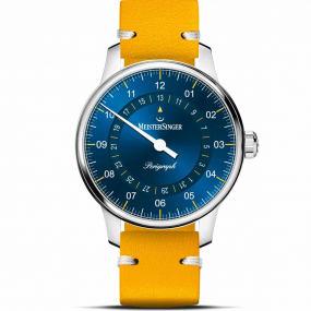 Meistersinger - Perigraph - 38mm - Bleu & jaune 38 mm- S-BM1118-CV