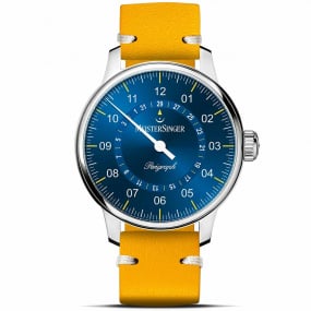 Meistersinger - Perigraph - 43mm - Bleu & jaune 43 mm- S-AM1018