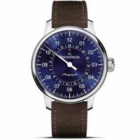 Montre MeisterSinger Perigraph - Bleu soleill 43 mm- AM1008-CS