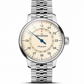 Montre MeisterSinger Perigraph - Ivoire 43 mm- AM1003-A