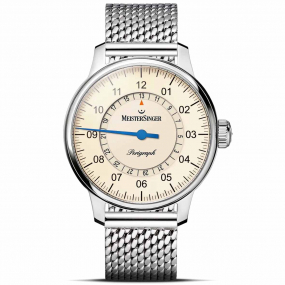 Montre MeisterSinger Perigraph - Ivoire 43 mm- AM1003-AM