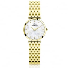 Montre Michel Herbelin Acier PVD Dor 28 mm - 17116/BP89