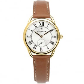 Montre Michel Herbelin Equinoxe Femme Acier et PVD Dor 34 mm - 18397/P08GO