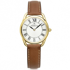 Montre Michel Herbelin Equinoxe Femme Acier PVD Dor 28 mm - 17497P08GD