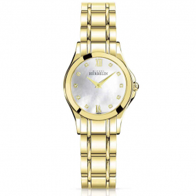 Montre Michel Herbelin Luna Femme PVD Dor 29 mm - 17487/BP59