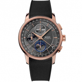 Montre Mido Baroncelli Chronograph Moonphase  42 mm- M027.625.37.061.00