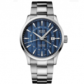 Montre Mido Multifort Dual Time 42 mm- M038.429.11.041.00