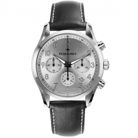 Montre Pequignet Elegance Chronographe - 42 mm Homme -4810433S-CN