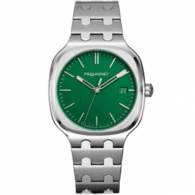 Montre Pequignet Manufacture Concorde Automatique Cadran Vert Imprial - 9046493-40 