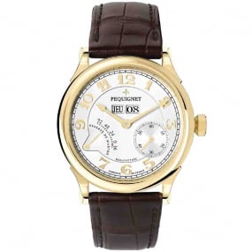 Montre Pequignet Paris Royal Or jaune Automatique Cadran Argent - 9001438-AM 