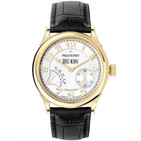 Montre Pequignet Paris Royal Or jaune Automatique Cadran Argent - 9001438-AN 