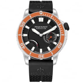 Montre Pequignet Royale 300 Automatique Cadran Noir - 9050343-Silicone