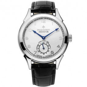 Montre Pequignet Royale Manuelle Mcanique Cadran Argent - 9080413-AN 