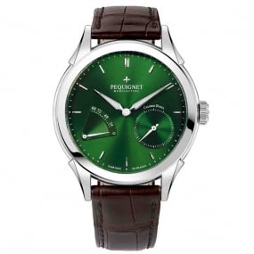 Montre Pequignet Royale Origine Automatique Cadran Vert - 9010193-AM 