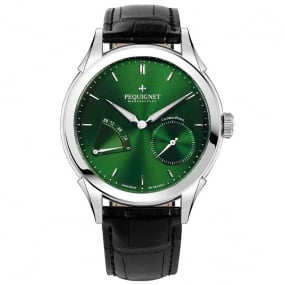 Montre Pequignet Royale Origine Automatique Cadran Vert - 9010193-AN 