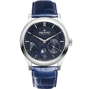 Montre Pequignet Royale Paris Automatique Cadran Bleu - 9007373 