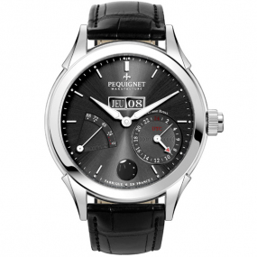 Pequignet - Rue Royale GMT Automatique Cadran Gris anthracite - 9010943 