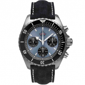 Montre Ruhla Glasbach Cup Quartz Cadran Bleu - 49705