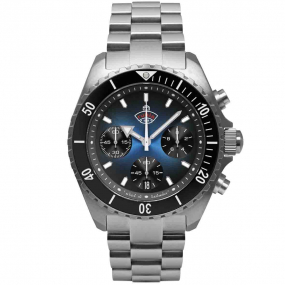 Montre Ruhla Glasbach Cup Quartz Cadran Bleu - 4970M3