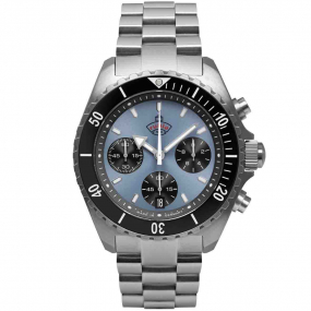 Montre Ruhla Glasbach Cup Quartz Cadran Bleu Clair - 4970M5