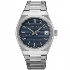 Montre Seiko 1970 Ladies Quartz cadran Bleu 34.5 mm - SUR575P1