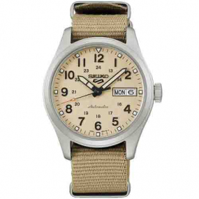 Montre Seiko 5 - Cadran Beige - 36 mm - SRPJ83K1