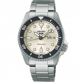 Montre Seiko 5 - Cadran Blanc - 38 mm - SRPK31K1