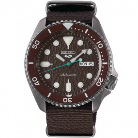 Montre Seiko 5 - Cadran Marron - 42,5 mm - SRPD85K1