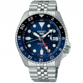 Montre Seiko 5 GMT Evolution  - Cadran Blanc - 42,5 mm - SSK033K1