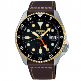 Montre Seiko 5 GMT Evolution  - Cadran Noir - 42,5 mm - SSK036K1