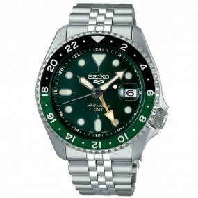 Seiko 5 - GMT Evolution  - Cadran Vert - 42,5 mm - SSK035K1